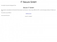 it-secure.de Webseite Vorschau