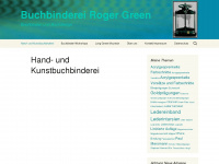 buchbinderei-green.de Webseite Vorschau