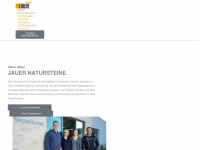 jauer-natursteine.de Webseite Vorschau