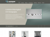 jostmann-glas.de Webseite Vorschau