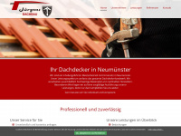 juergens-dach.de Webseite Vorschau