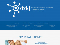 kinderdiabeteszentrum-jena.de Webseite Vorschau