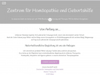 homoeopathie-geburtshilfe.de Webseite Vorschau