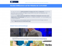 ju-krefeld.de Webseite Vorschau