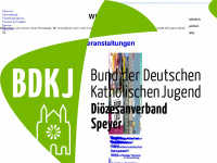 bdkj-speyer.de Webseite Vorschau