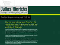 julius-hinrichs.de Webseite Vorschau