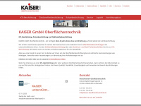 kaiser-oberflaechentechnik.de Webseite Vorschau