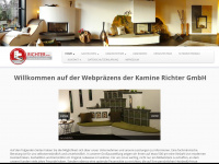kamine-richter.de Webseite Vorschau