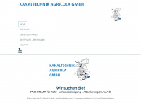 kanaltechnik-agricola.de Webseite Vorschau