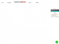 kanzlei-keck.de Webseite Vorschau