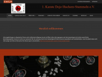 karate-huchem-stammeln.de Webseite Vorschau