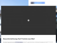 karl-fromme.de Webseite Vorschau
