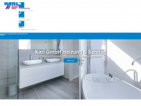 karl-heizung-sanitaer.de Webseite Vorschau