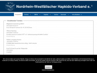 hapkido-nrw.de Webseite Vorschau