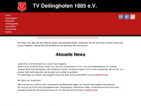 tv-deilinghofen.de Webseite Vorschau