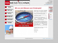 kb-messtechnik.de Webseite Vorschau