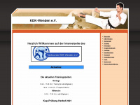 kdk-wenden.de Webseite Vorschau