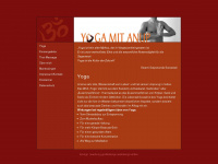 yogamitanup.de Webseite Vorschau