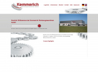 kemmerich-maschinen.de Webseite Vorschau