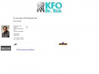 kfo-rizk.de Webseite Vorschau