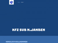 kfz-svb-janssen.de Webseite Vorschau
