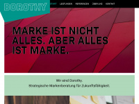 dorothy.de Webseite Vorschau