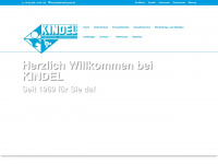 kindel-gmbh.de Webseite Vorschau