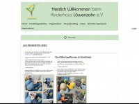 kinderhaus-loewenzahn.de Webseite Vorschau