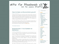 aktiv-fuer-meschenich.de Webseite Vorschau