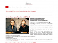 kirchenchor-meggen.de Webseite Vorschau