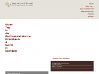 kirschbaum-evertz.de Webseite Vorschau