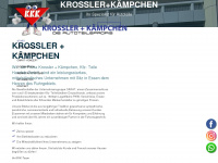 krossler-kaempchen.de Webseite Vorschau