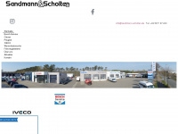sandmann-scholten.de Webseite Vorschau