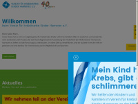 verein-fuer-krebskranke-kinder-hannover.de Webseite Vorschau