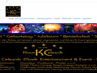 klaus-celesnik.de Webseite Vorschau