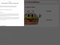 cheesebuerger.de Webseite Vorschau