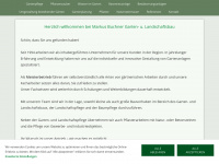 buchner-gartenbau.de Webseite Vorschau
