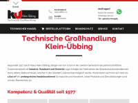 klein-uebbing.de Webseite Vorschau