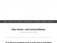 kley-galabau.de Webseite Vorschau