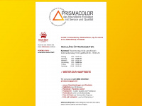 prismacolor.de Webseite Vorschau