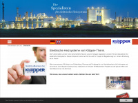 kloepper-therm.de Webseite Vorschau