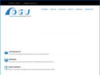 dgu-international.de Webseite Vorschau