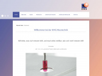 kmg-messtechnik.de Webseite Vorschau