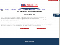 km-yachtcharter.de Webseite Vorschau