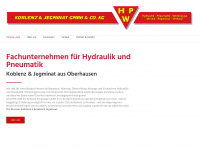 koblenz-jegminat-hydraulik.de Webseite Vorschau