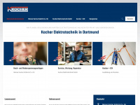 kocher-elektrotechnik.de Webseite Vorschau