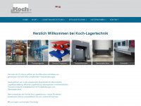 koch-lagertechnik.de Webseite Vorschau