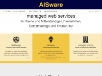 aisware.com Webseite Vorschau