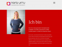 nora-urru.de Webseite Vorschau