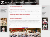 goju-ryu-karate-dortmund.de Webseite Vorschau